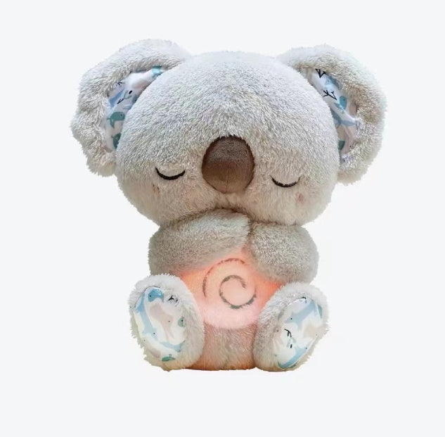 Cross-border New Breathing Lamb Baby Sleeping Soothing Sleep Music Plush Toy